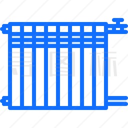 暖气片图标