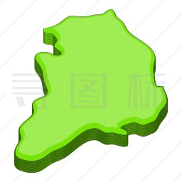 韩国地图图标