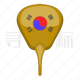 韩式扇子图标