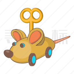 老鼠玩具车图标