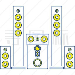 立体音响图标