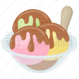 冰淇淋球图标