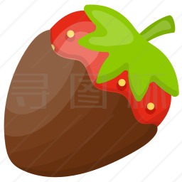 巧克力草莓图标