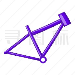 自行车框架图标