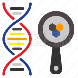 DNA分子图标