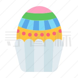 复活节蛋糕图标