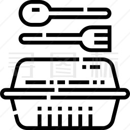 食品容器图标