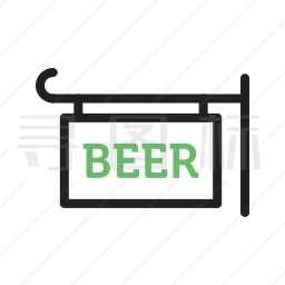 啤酒标志图标