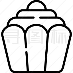 纸杯蛋糕图标