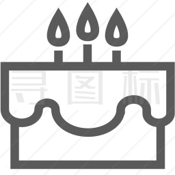 生日蛋糕图标