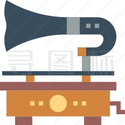 留声机图标