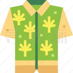 夏威夷服装图标