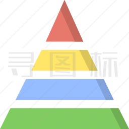 金字塔图表图标