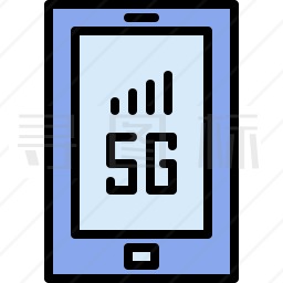 5G手机图标