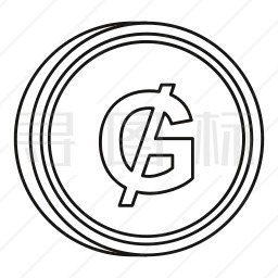 加纳货币符号图标