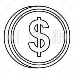 美元货币图标