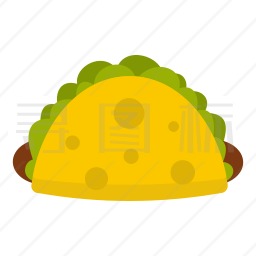 墨西哥玉米薄饼卷图标