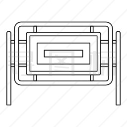 塑料围栏图标