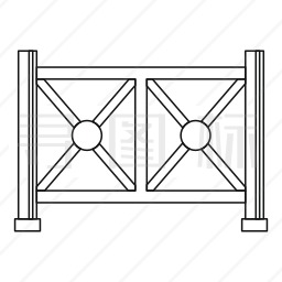 金属栅栏图标