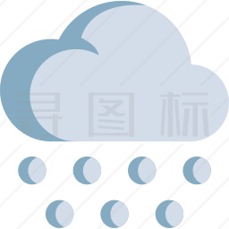 冰雹图标