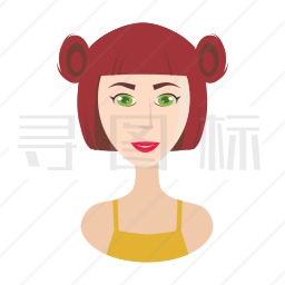 美女图标