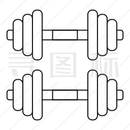 哑铃图标