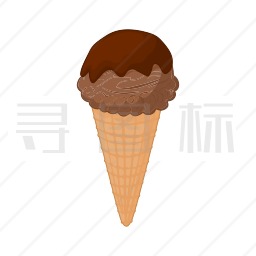 巧克力冰淇淋图标