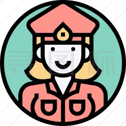 女警察图标