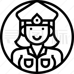 女警察图标