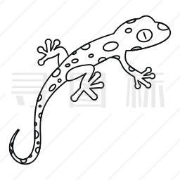 澳洲巨蜥简笔画图片