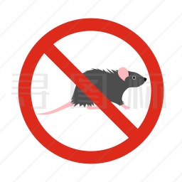 禁止老鼠图标
