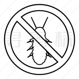 禁止害虫图标