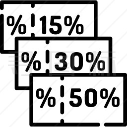 优惠券图标