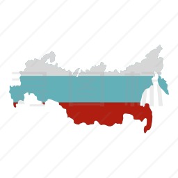 俄罗斯地图图标