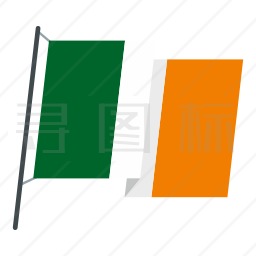 爱尔兰旗帜图标