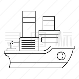 建筑船只图标
