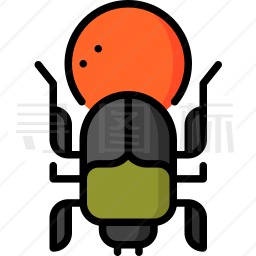 粪甲虫图标