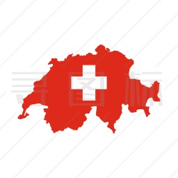 瑞士地图图标