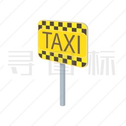 出租车标志牌图标