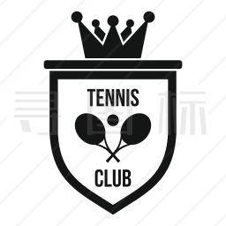 网球徽章图标