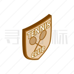 网球徽章图标