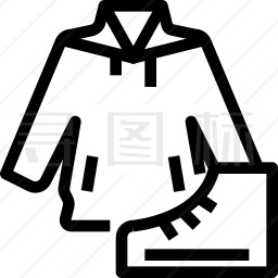 衣服与鞋子图标