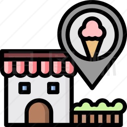 冰淇淋店图标