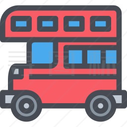 观光公交车图标