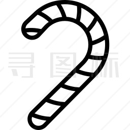 糖果手杖图标