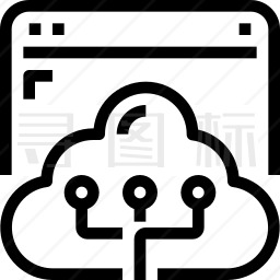 网页云存储图标