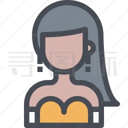 美女头像图标