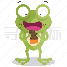 吃东西的青蛙图标