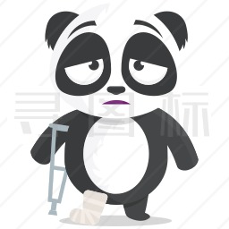 受伤的熊猫图标