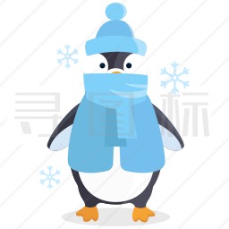 寒冷的企鹅图标